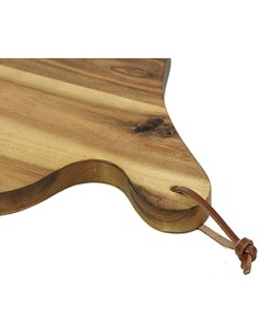 VASSOI-TAGLIERI: vendita online TAGLIERE CON MANICO KAUFGUT LEGNO DI ACACIA 37 CM X 23 CM CM X 1,8 CM in offerta 2