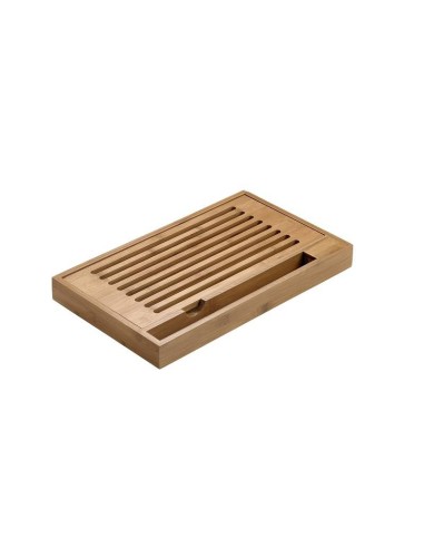 VASSOI-TAGLIERI: vendita online TAGLIERE ANTIBRICIOLE ASIA LEONE IN LEGNO DI BAMBOO 40 X 24 X 4 CM in offerta