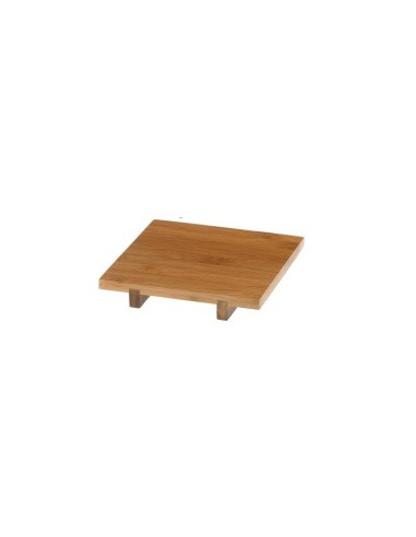 VASSOI-TAGLIERI: vendita online VASSOIO SUSHI LEONE IN LEGNO DI BAMBOO 15 X 15 X ALTEZZA 2,5 CM in offerta