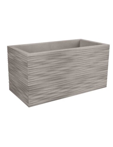 VASI-FIORIERE: vendita online VASO RETTANGOLARE ELEGANCE 80X40 H40CM CENERE NICOLI in offerta