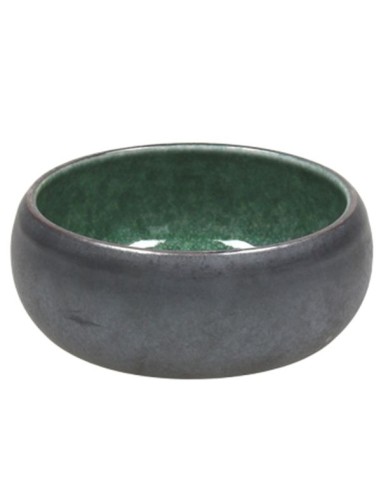 INSALATIERE-CIOTOLE-COPPETTE: vendita online COPPETTA/ALZATA CM.12 ELIPSE BRONZE TEAL NERO/VERDE TOGNANA in offerta