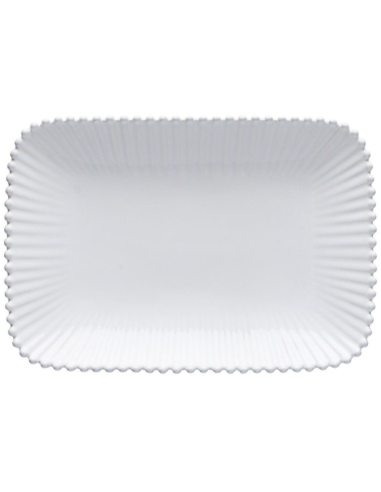 PEARL VASSOIO RETTANGOLARE CM.30X13X2H BIANCO