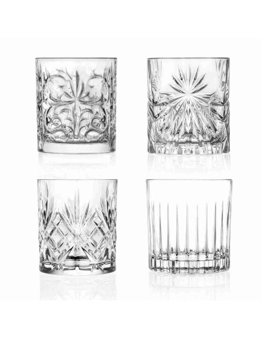 BICCHIERI: vendita online SET BICCHIERI DOF MIXOLOGY RCR CONFEZIONE 4 PEZZI in offerta