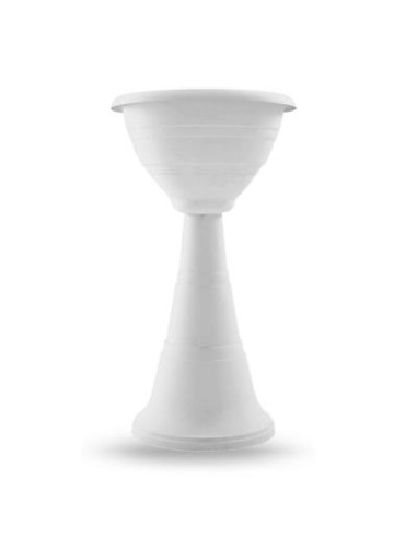 VASI-FIORIERE: vendita online FIORIERA VASO A COLONNA H.70CM Ø 39 CM BIANCO in offerta