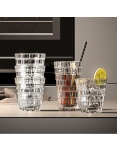 BICCHIERI: vendita online BICCHIERE TUMBLER STACK RCR 39 CL IMPILABILE CONFEZIONE 6 PEZZI in offerta 2