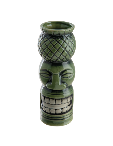 BOCCALI-MUG-CALICI-TIKI: vendita online TAZZA TIKI VERDE PADERNO 650 ML IN CERAMICA in offerta