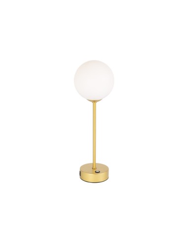 LAMPADE-LAMPADARI-SERIE LUMINOSE: vendita online LAMPADA DA TAVOLO IN ACRILICO E METALLO 9X33CM DIMMERABILE in offerta