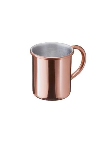 BOCCALI-MUG-CALICI-TIKI: vendita online BICCHIERE MOSCOW MULE LEONE ACCIAIO INOX PLACCATO RAME CON MANICO in offerta