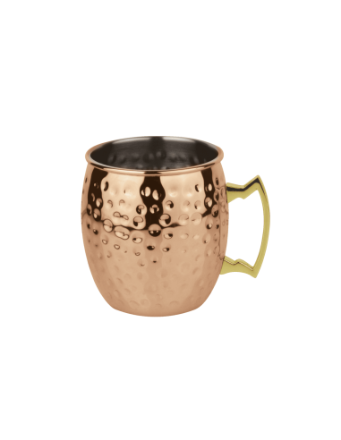 BOCCALI-MUG-CALICI-TIKI: vendita online TAZZA MOSCOW MULE PADERNO 50 CL ACCIAIO INOX MARTELLATO RAME in offerta