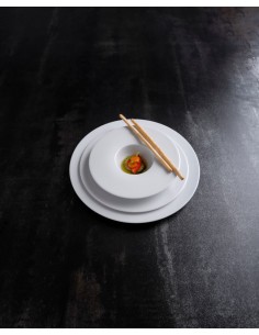 PIATTI: vendita online PIATTO FONDO GOURMET BIANCO 25 CM SATURNO COSTAVERDE in offerta 2