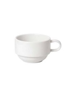 TAZZE E PIATTINI CAFFE-LATTE-THE': vendita online TAZZA COLAZIONE 270CL IMPILABILE PORCELLANA BIANCA in offerta