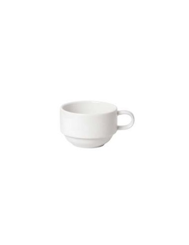 TAZZE E PIATTINI CAFFE-LATTE-THE': vendita online TAZZA COLAZIONE 270CL IMPILABILE PORCELLANA BIANCA in offerta