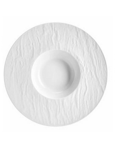 PIATTI: vendita online PIATTO DEGUSTAZIONE WALL CM.30 IN PORCELLANA BIANCO FADE in offerta