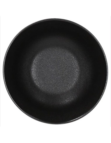 INSALATIERE-CIOTOLE-COPPETTE: vendita online BOWL RISO CM.13,8X6,7H JAP BLACK PORCELLANA NERA in offerta