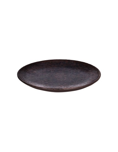 PIATTI: vendita online PIATTO PIANO SHOW PLATE CORTEN TOGNANA Ø 21 CM IN MELAMINA in offerta