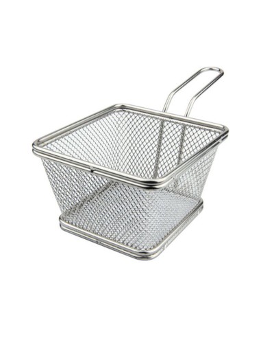 FINGER FOOD ACCIAIO: vendita online MINI CESTINO FRITTO ILSA 12 X 12 X ALTEZZA 7 CM ACCIAIO INOX 18/10 in offerta