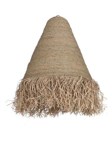 ILLUMINAZIONE: vendita online LAMPADARIO FOGLIE DI PALMA ITEM 53 X 60 CM NATURALE in offerta