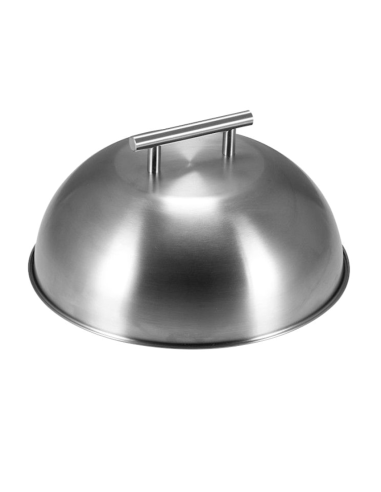 ACCESSORI: vendita online CUPOLA / CLOCHE PER COTTURA HAMBURGER Ø 25 CM ACCIAIO INOX 18/10 in offerta