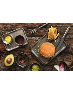 FINGER FOOD ACCIAIO: vendita online SECCHIELLO TEX MEX TOGNANA Ø 11,5 CM ALTEZZA 5 CM ACCIAIO INOX ARGENTO in offerta 2