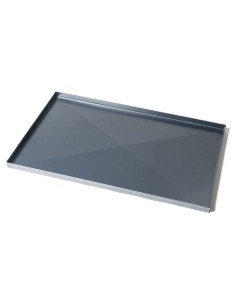 TEGLIE FERRO-ALLUMINIO-ACCIAIO: vendita online TEGLIA LAMINATA BLU AGNELLI 60 X 20 X 2 CM 0,8 MM CON BORDI DRITTI in offerta