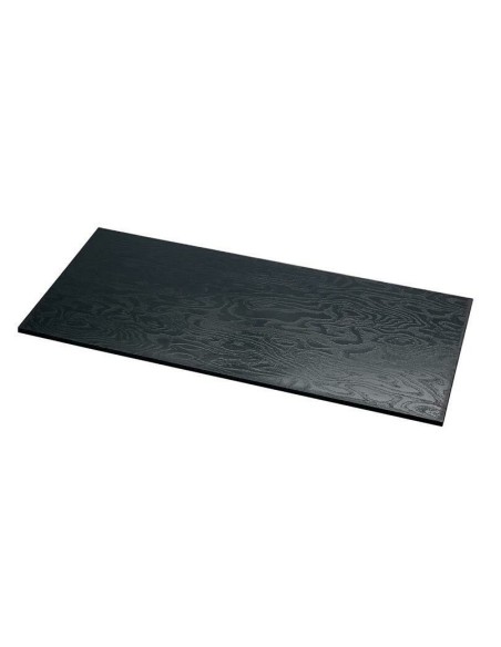 VASSOI-TAGLIERI: vendita online TAGLIERE RETTANGOLARE MC RISTORAZIONE 50,5 X 22,5 CM NERO IN LEGNO in offerta