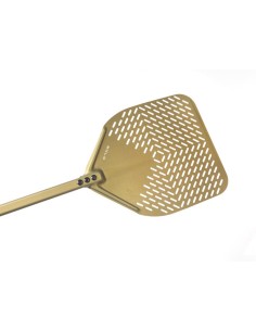 PALE PIZZA: vendita online PALA PIZZA FORATA GOLD GI.METAL 33 X 33 X 150 IN ALLUMINIO in offerta