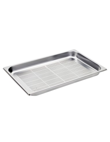 BACINELLE-CONTENIT.COPERCHI-ACCIAIO: vendita online BACINELLA FORATA GASTRONORM PADERNO GN 1/1 ALTEZZA 40 MM ACCIAIO INOX in ...