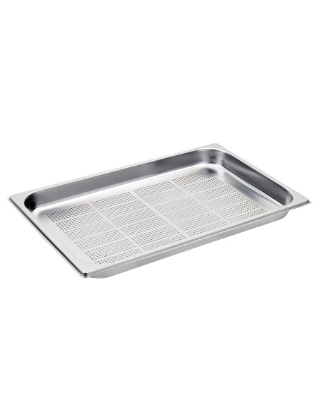 BACINELLE-CONTENIT.COPERCHI-ACCIAIO: vendita online BACINELLA FORATA GASTRONORM PADERNO GN 1/1 ALTEZZA 65 MM ACCIAIO INOX in ...