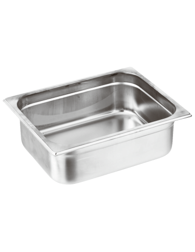 BACINELLE-CONTENIT.COPERCHI-ACCIAIO: vendita online BACINELLA GASTRONORM PADERNO GN 1/2 ALTEZZA 100 MM ACCIAIO INOX in offerta