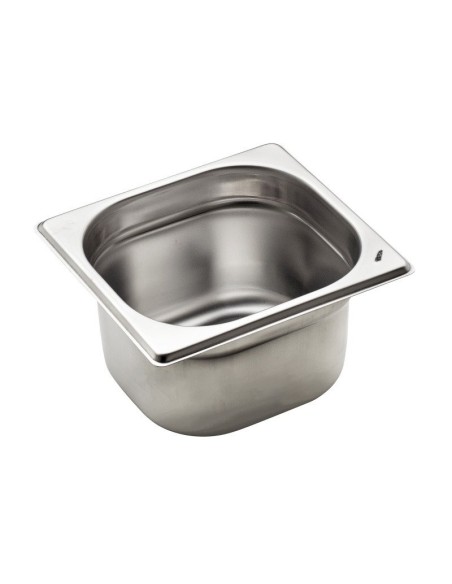 BACINELLE-CONTENIT.COPERCHI-ACCIAIO: vendita online BACINELLA GASTRONORM PADERNO GN 1/6 ALTEZZA 100 MM ACCIAIO INOX in offerta