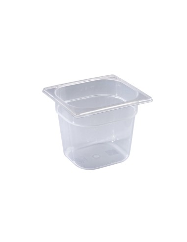 BACINELLE-CONTENIT.COPER.POLIPROPIL: vendita online BACINELLA GASTRONORM PINTI INOX GN 1/6 ALTEZZA 100 MM IN POLIPROPILENE in...