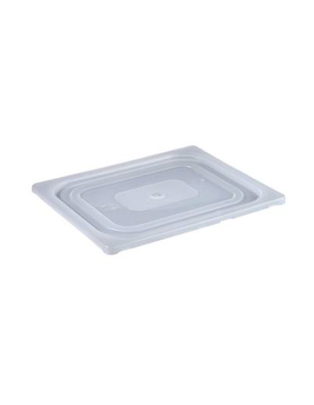 BACINELLE-CONTENIT.COPER.POLIPROPIL: vendita online COPERCHIO GASTRONORM 1/4 PINTI INOX 16,2 X 26,5 CM IN POLIPROPILENE in of...