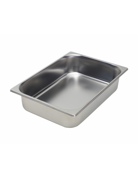 BACINELLE-COPERCHI-GRIGLIE POLICARB: vendita online BACINELLA GELATERIA MORI 2A 360 X 250 X 80 MM IN ACCIAIO INOX in offerta