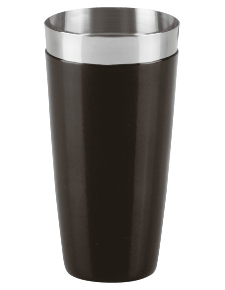 BOSTON SHAKER CL.83 INOX VINILE NERO Ã9X18CM