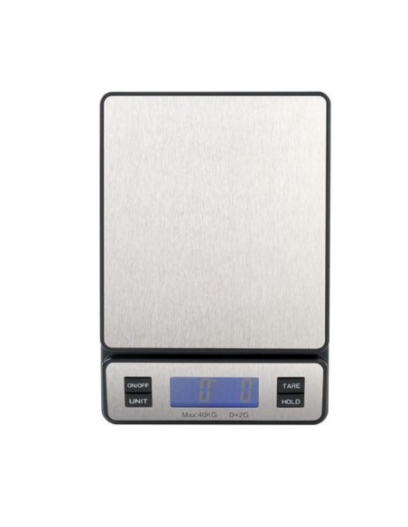 BILANCIA CUCINA DIGITALE INOX 40KG/2.0G