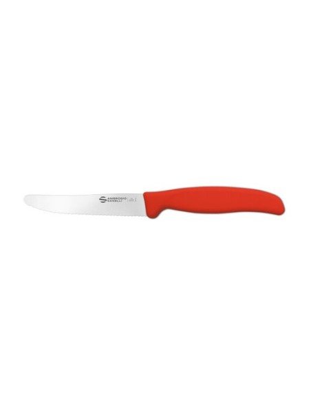 SUPRA COLTELLO TAVOLA CM.11 DENTATO ROSSO