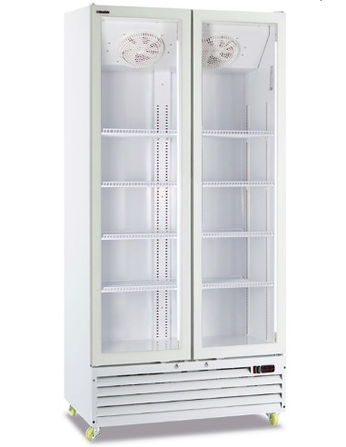 FRIGO VETRINA ICOOL 80 WHITE DUE ANTE 0 C/+10 C LT.505 MM.940X615X2023