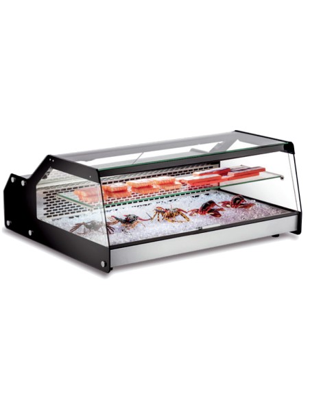 FISHOW 100 VETRINA REFRIGERATA SOPRABANCO +2 C/+12 C LT.148 MM.1014X87