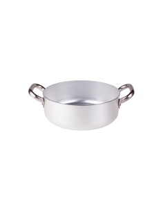 ALLUMINIO: vendita online CASSERUOLA BASSA IN ALLUMINIO 3MM CM.45 H.16 LT.26,3 CON 2 MANIGLIE AGNELLI in offerta 2