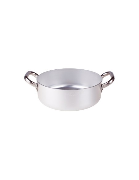 ALLUMINIO: vendita online CASSERUOLA BASSA IN ALLUMINIO 3MM CM.45 H.16 LT.26,3 CON 2 MANIGLIE AGNELLI in offerta